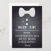 Uw service als beste man-aanvraag kaart (Voorkant / Achterkant)