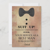 Uw service als beste man-aanvraag kaart (Voorkant)