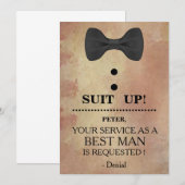 Uw service als beste man-aanvraag kaart (Voorkant / Achterkant)