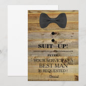 Uw service als beste man-aanvraag kaart (Voorkant / Achterkant)