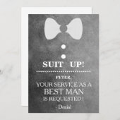 Uw service als beste man-aanvraag kaart (Voorkant / Achterkant)