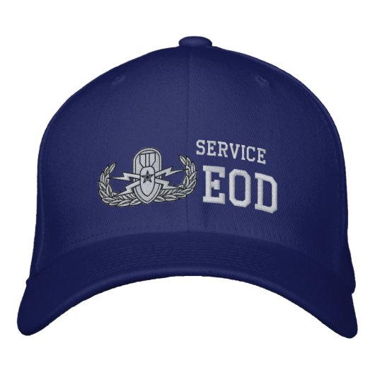 Uw service-EOD Geborduurde Pet (Voorkant)