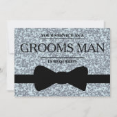 Uw service is aangevraagd als beste man-Groomsman Kaart (Voorkant)