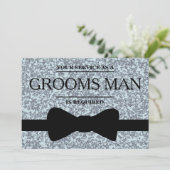 Uw service is aangevraagd als beste man-Groomsman Kaart (Staand voorkant)