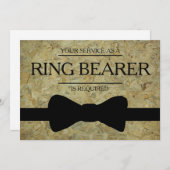 Uw service is aangevraagd als beste man-Groomsman Kaart (Voorkant / Achterkant)