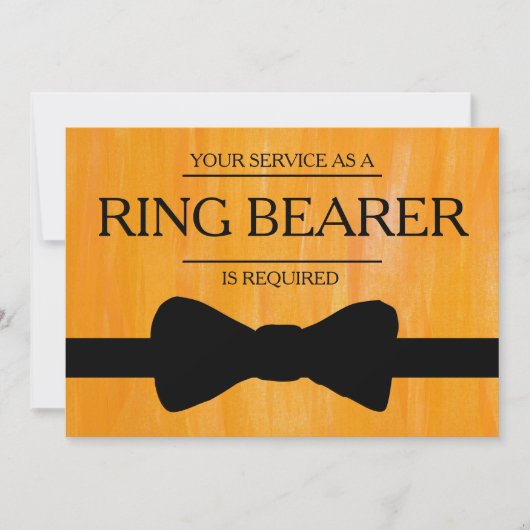 Uw service is aangevraagd als beste man-Groomsman Kaart (Voorkant)