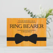 Uw service is aangevraagd als beste man-Groomsman Kaart (Staand voorkant)