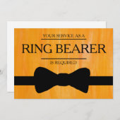 Uw service is aangevraagd als beste man-Groomsman Kaart (Voorkant / Achterkant)