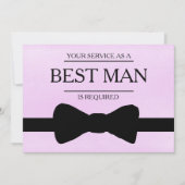 Uw service is aangevraagd als beste man-Groomsman Kaart (Voorkant)