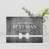 Uw service is aangevraagd als beste man-Groomsman Kaart (Staand voorkant)