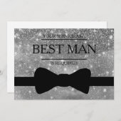 Uw service is aangevraagd als beste man-Groomsman Kaart (Voorkant / Achterkant)