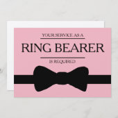 Uw service is aangevraagd als beste man-Groomsman Kaart (Voorkant / Achterkant)