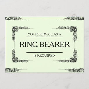 Uw service is aangevraagd als Ring Bearer Kaart