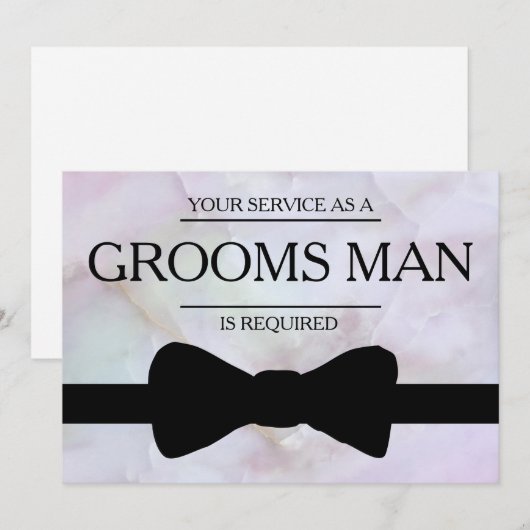 Uw service wordt aangevraagd als beste groepslid i kaart (Voorkant / Achterkant)