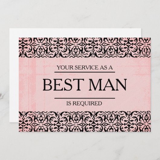 Uw service wordt aangevraagd als beste groepslid i kaart (Voorkant / Achterkant)