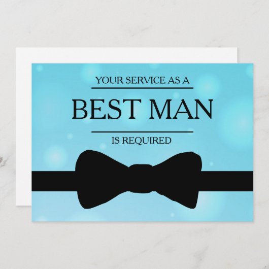 Uw service wordt aangevraagd als beste groepslid i kaart (Voorkant / Achterkant)