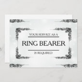 Uw service wordt aangevraagd als Ring Bearer-uitno Kaart (Voorkant / Achterkant)