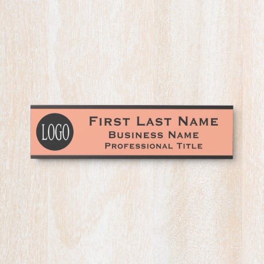 Uw Sinaasappel van het Onderteken van de Kantoor v Deurbordje (Voorkant)