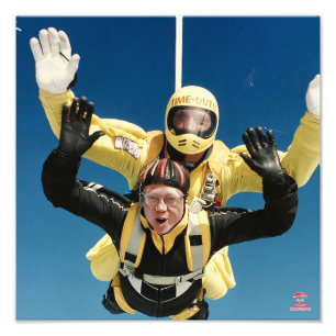 Uw Skydive - Vierkante foto afdrukken