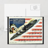 Uw Slagschip Briefkaart (Voorkant / Achterkant)