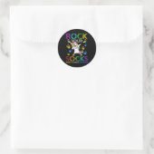 Uw Socket World Down Syndrome Awareness Ronde Sticker (Tas)