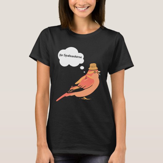 Uw Sparrow Bird Tit Bird T-shirt (Voorkant)