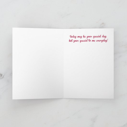 Uw Speciale Dagelijks - de Kaart van het Moederdag (Binnen)