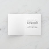 Uw speciale trouwfoto Dank u Bedankkaart (Binnen)