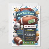 Uw Sport kinder jongens ticket Football 1e Verjaar Kaart (Voorkant)