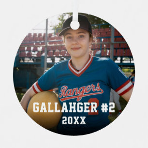 Uw sportfoto   Gepersonaliseerd Ornament