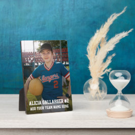 Uw sportfoto | Gepersonaliseerde plaque Fotoplaat