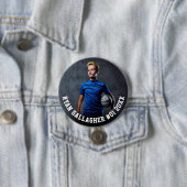 Uw sportfoto | Gepersonaliseerde Team Photo Button (In situ)