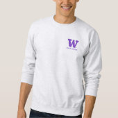 UW SSW Grey Crewneck Sweatshirt | Unisex (Voorkant)