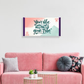 Uw stam trekt uw stam aan canvas afdruk (Insitu (Woonkamer))