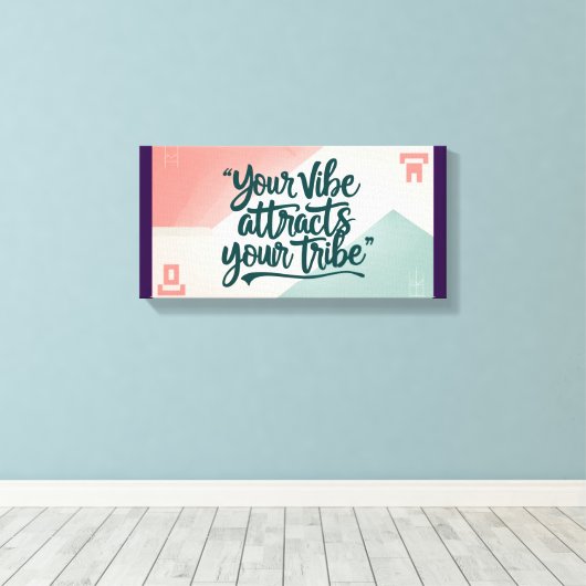 Uw stam trekt uw stam aan canvas afdruk (Insitu (Houten vloer))