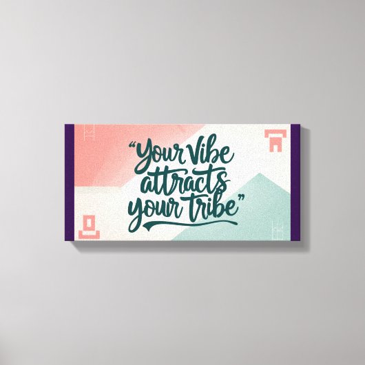 Uw stam trekt uw stam aan canvas afdruk (Voorkant)