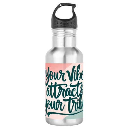 Uw stam trekt uw stam aan waterfles  (Voorkant)