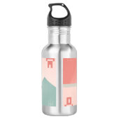 Uw stam trekt uw stam aan waterfles  (Achterkant)