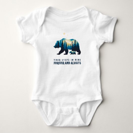 Uw stappen in het ontwerp van mijn Beer - Familie Romper (Voorkant)