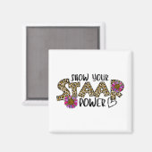 Uw Start Power Leopard Teacher Testing examen Test Magneet (Voorkant / Achterkant)