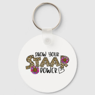 Uw Start Power Leopard Teacher Testing examen Test Sleutelhanger