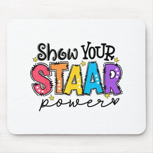 Uw Start Power Teacher Testing Examen Testdag Muismat (Voorkant)