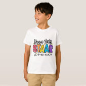 Uw Start Power Teacher Testing Examen Testdag T-shirt (Voorkant volledig)
