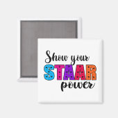 Uw Start Power Test Dag Leraar Magneet (Voorkant / Achterkant)
