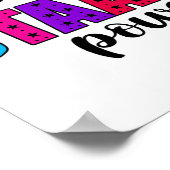 Uw Start Power Test Dag Leraar Poster (Hoek)