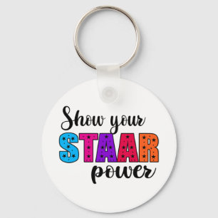 Uw Start Power Test Dag Leraar Sleutelhanger