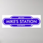 Uw stationsteken poster (Voorkant)