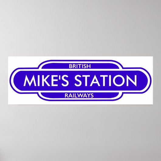 Uw stationsteken poster (Voorkant)