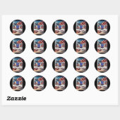 Uw stem1 ronde sticker (Vel)