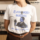 Uw stem doet er toe Verkiezingen Politiek Blauw ge T-shirt